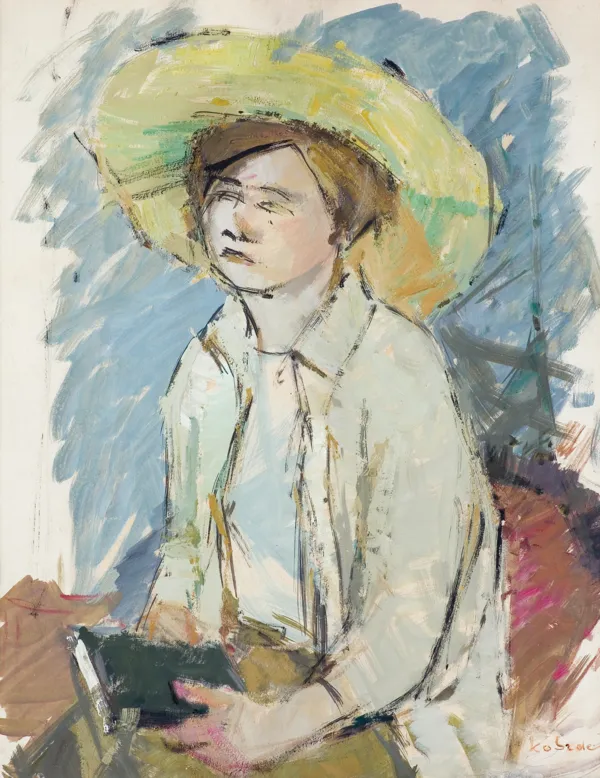 Aleksander Kobzdej, DZIEWCZYNA Z AZJI, ok. 1955