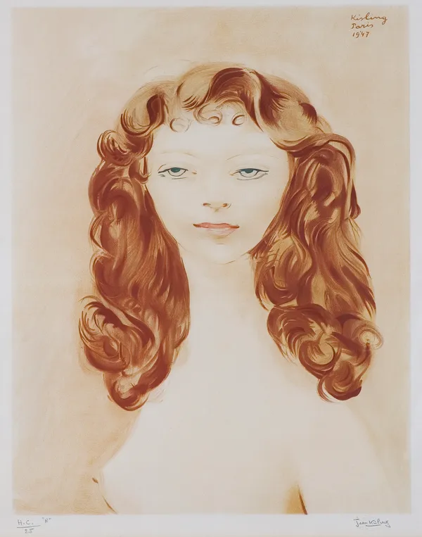 Mojżesz Kisling, PORTRET RUDOWŁOSEJ