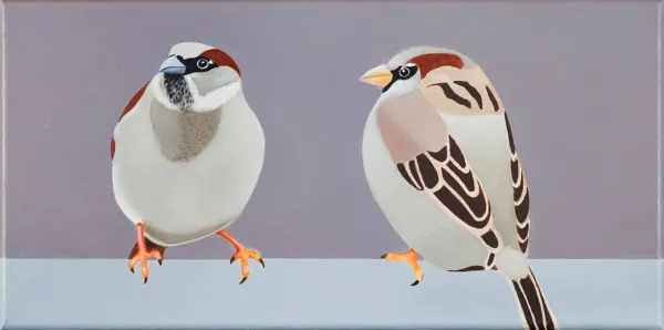 Antoni Janusz Wojnarowski, DWA WRÓBLE, 2019