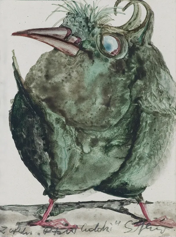 Stanisław Jerzy Suder, Z CYKLU PTAKI - CUDAKI , 1985