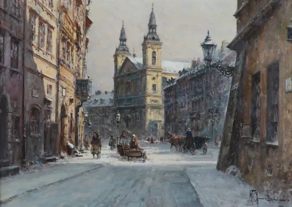 Władysław Chmieliński (Stachowicz), ULICA FRETA, WIDOK NA KOŚCIÓŁ ŚW. DUCHA