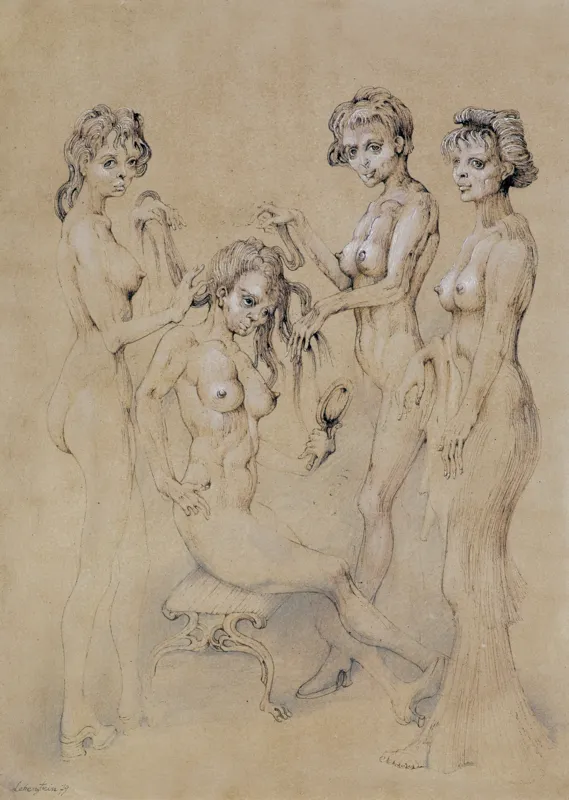 Jan Lebenstein, MŁODE DZIEWCZYNY, 1979