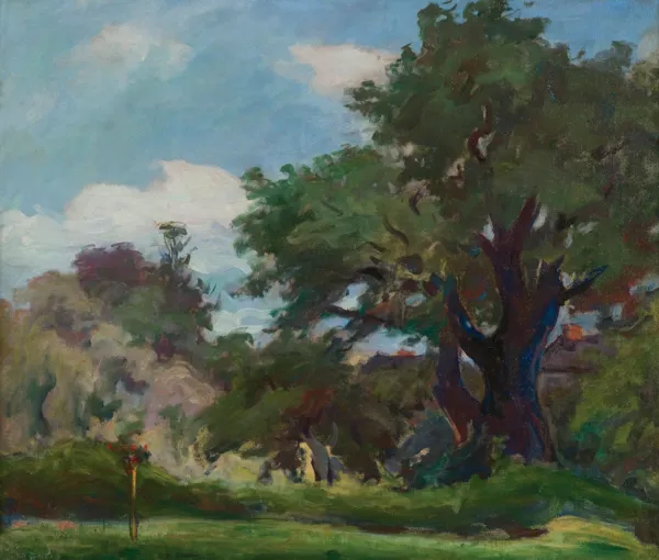 Władysław Ślewiński, KRAJOBRAZ Z CZARNOLASU, ok. 1905