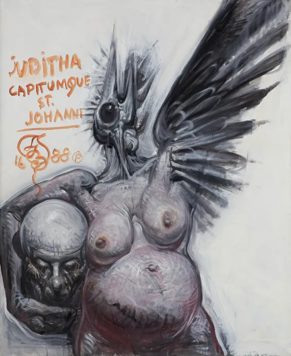 Franciszek Starowieyski, JUDYTA Z GŁOWĄ ŚW. JANA, 1988