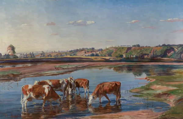 Kazimierz Lasocki, U WODOPOJU, 1930