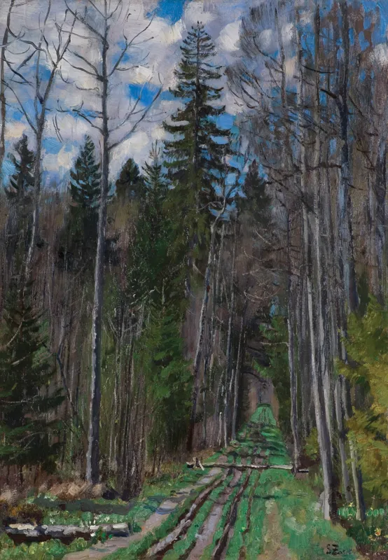 Stanisław Żukowski, PEJZAŻ Z PUSZCZY ŚWISŁOCKIEJ, 1935