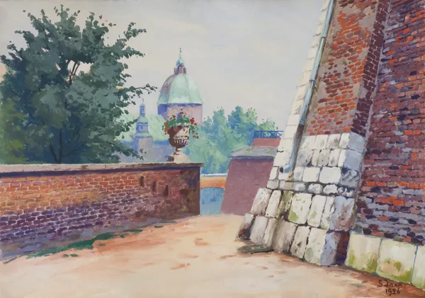 Soter Jaxa-Małachowski, WIDOK ZE WZGÓRZA WAWELSKIEGO II, 1926