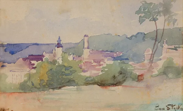 Jan Styka, PEJZAŻ, 1902