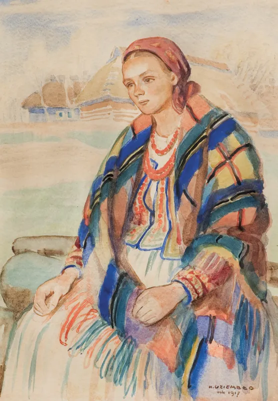 Henryk Uziembło, PORTRET GÓRALKI, 1917
