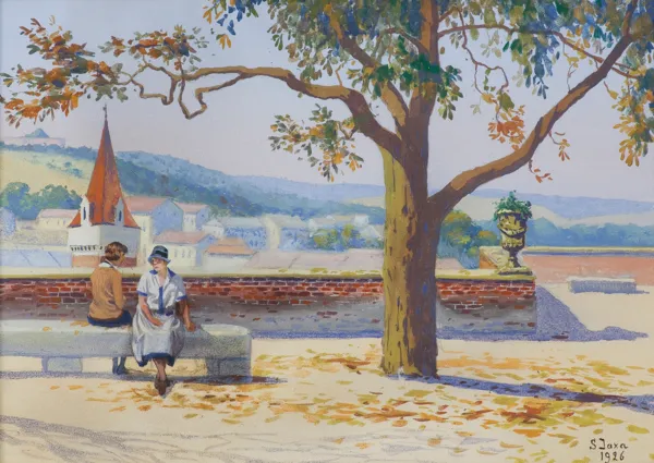 Soter Jaxa-Małachowski, WIDOK ZE WZGÓRZA WAWELSKIEGO I, 1926