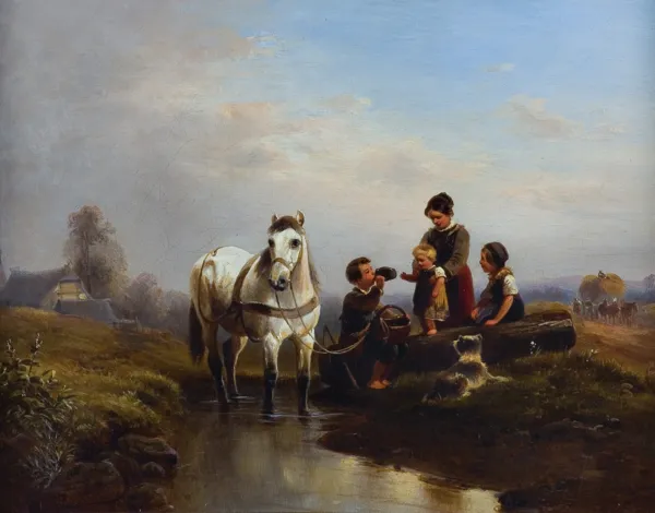 Wilhelm Alexander Meyerheim, RODZINA NAD RZECZKĄ