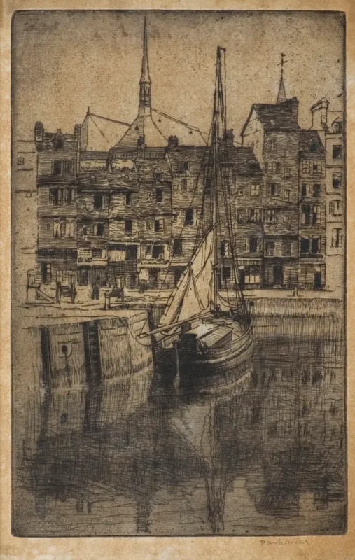 Józef Pankiewicz, HONFLEUR, STARY PORT, 1906