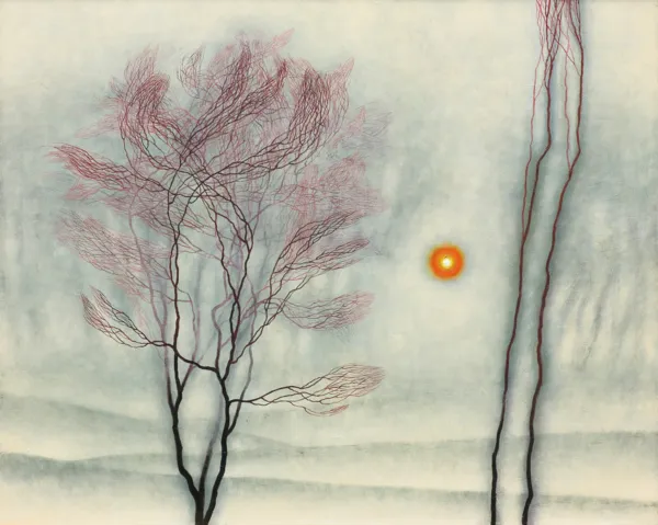 Dawid Zdobylak, PEJZAŻ ZIMOWY, 2020