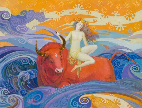 Arsen Avagovich, Kobieta na byku, 2019