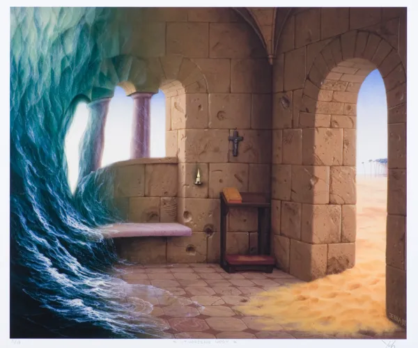 Jacek Yerka, Stworzenie wody, 1988