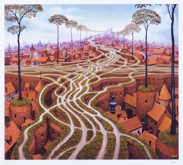 Jacek Yerka, Erozja, 2000
