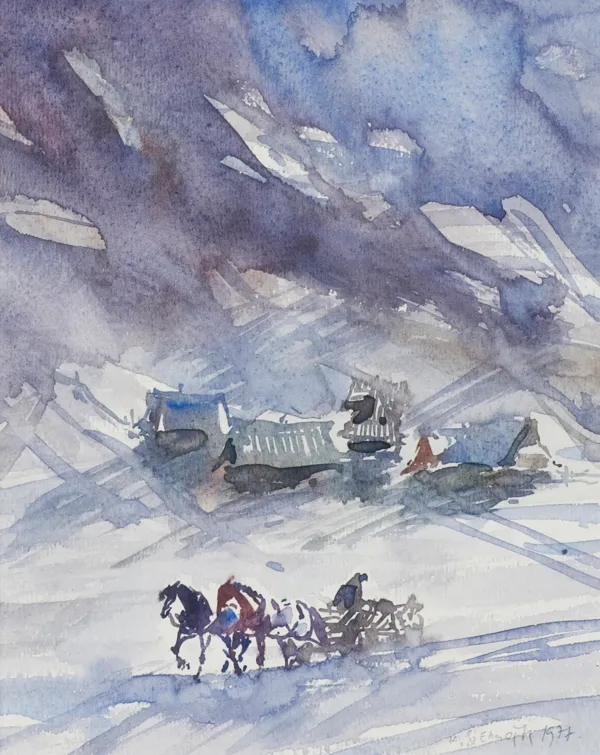 Kazimierz Szemioth, ZIMOWE ŚWIATŁO, 1977