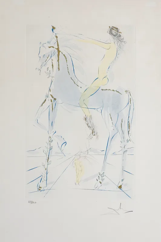 Salvador Dali, Z TEKI „PIEŚŃ NAD PIEŚNIAMI”, 1971