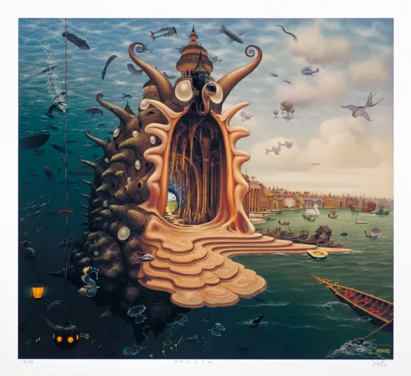 Jacek Yerka, Port, 2002