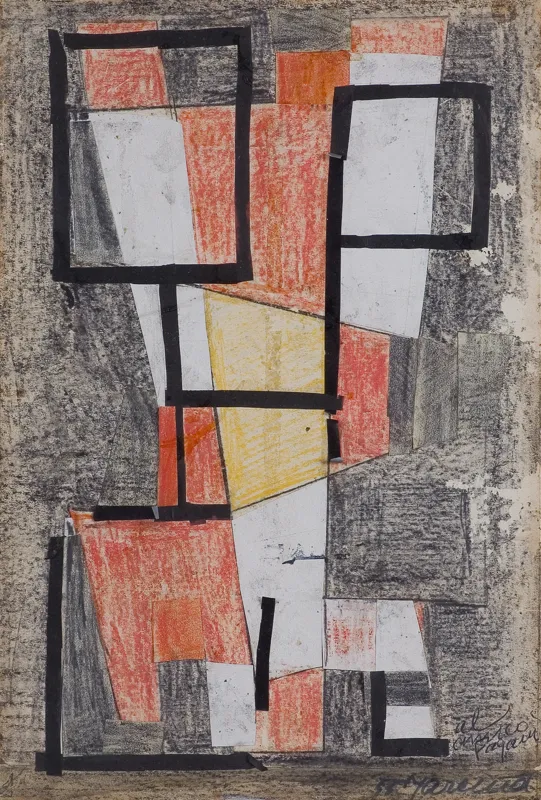 Józef Jarema, Kompozycja geometryczna, 1953