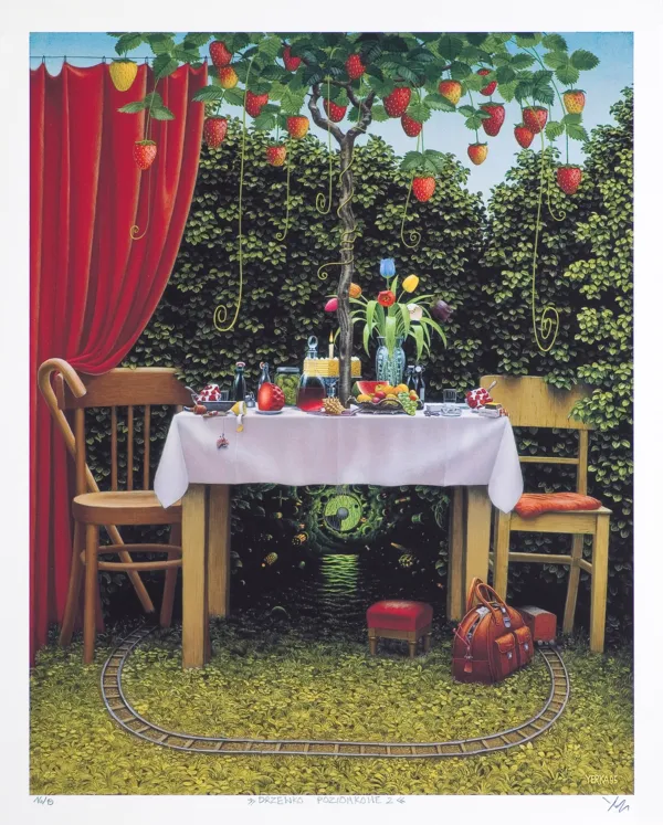 Jacek Yerka, Drzewko poziomkowe 2, 1995