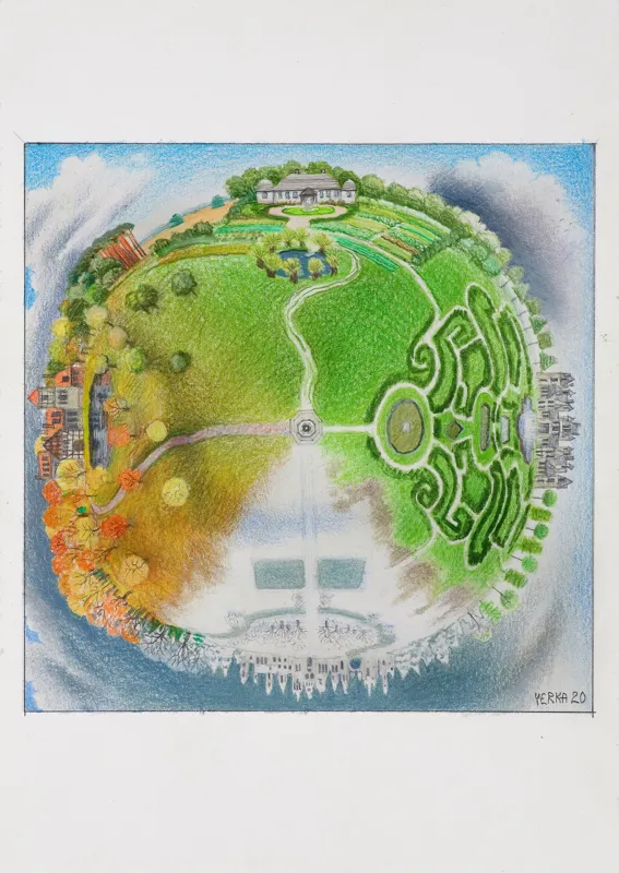 Jacek Yerka, KALENDARZ PAŁACOWY, 2020