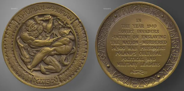 Stanisław Szukalski, MEDAL KATYŃSKI, 1977/1986