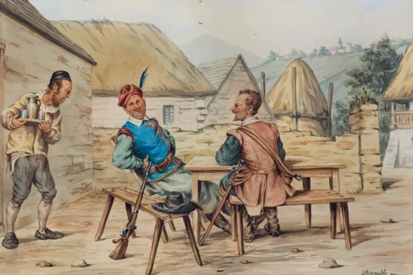 Józef Wincenty Kruszewski, W KARCZMIE