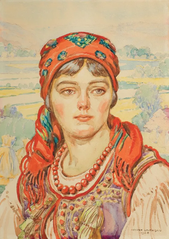 Henryk Uziembło, PORTRET MŁODEJ DZIEWCZYNY, 1928