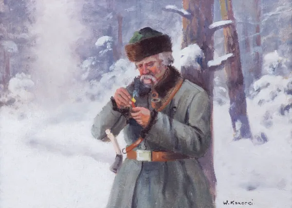 Wiktor Korecki, MĘŻCZYZNA Z FAJKĄ