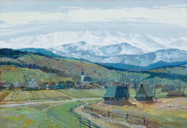 Leszek Stańko, PEJZAŻ TATRZAŃSKI. WIDOK NA PORONIN