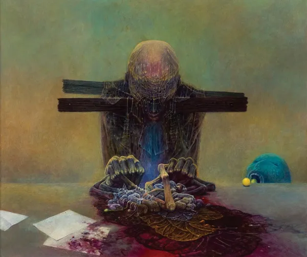 Zdzisław Beksiński, BEZ TYTUŁU, 1982