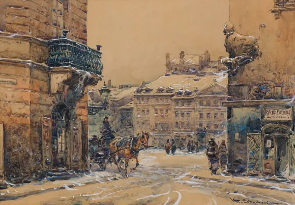 Władysław Chmieliński (Stachowicz), RYNEK STAREGO MIASTA W WARSZAWIE, 1936-39