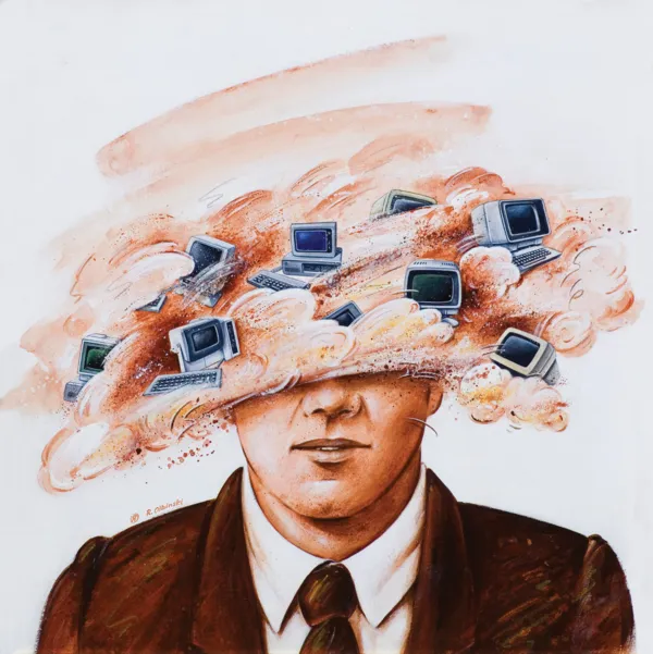 Rafał Olbiński, OBRAZ NA OKŁADKĘ “BUSINESS WEEK MAGAZINE“