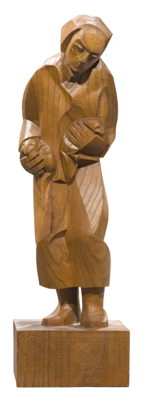 SZKOŁA ZAKOPIAŃSKA, GÓRAL TRZYMAJĄCY LISKI, przed 1946