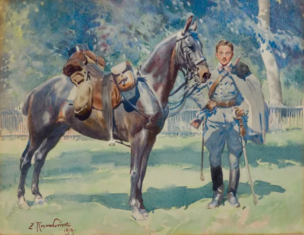Zygmunt Rozwadowski, UŁAN Z KONIEM, 1919