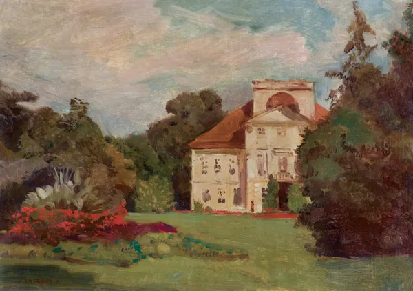 Józef Chełmoński, PAŁAC W STERDYNI, 1898