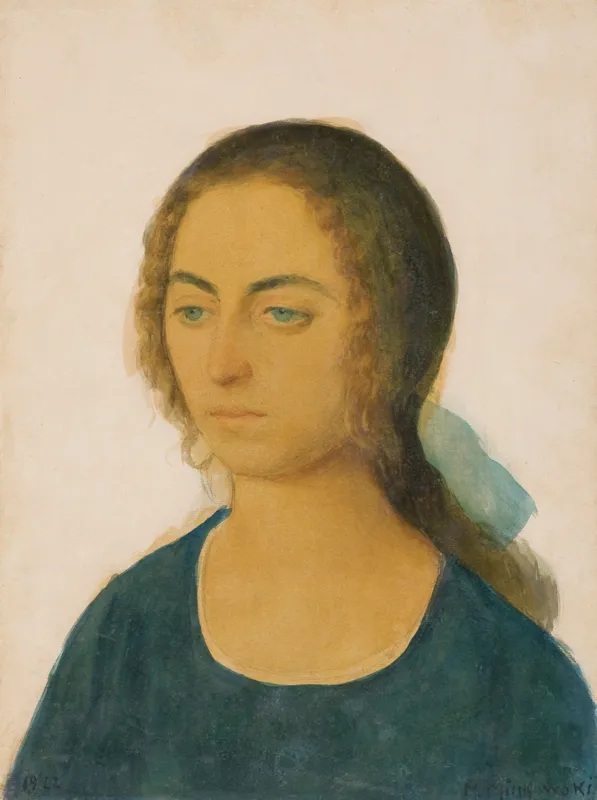 MAURYCY MINKOWSKI, PORTRET DZIEWCZYNY, 1922