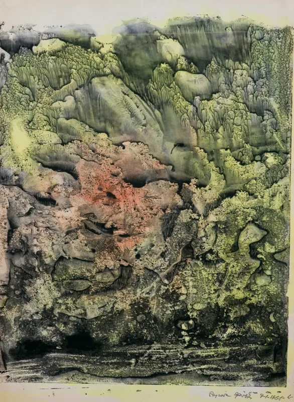 Stefan Rassalski, PEJZAŻ GÓRSKI, 1968