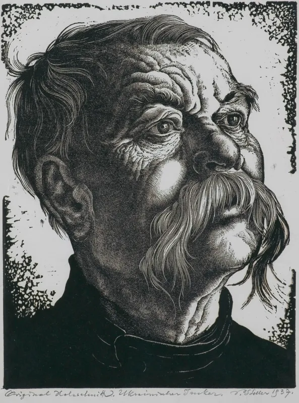 Paweł  Steller, BARTNIK, Z TEKI „TYPY POLSKIE”, 1937