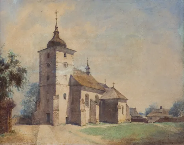 Walery Eljasz-Radzikowski, KOŚCIÓŁ W SKAWINIE, 1 lipca 1867