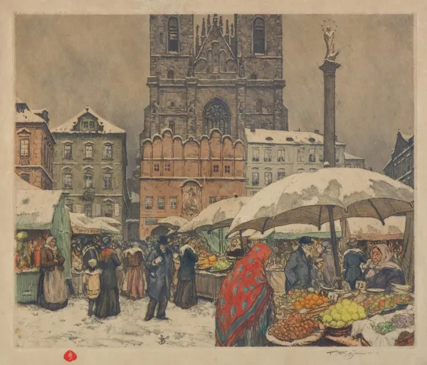 František Šimon Tavík, TARG ŚW. MIKOŁAJA. PRAGA, 1916