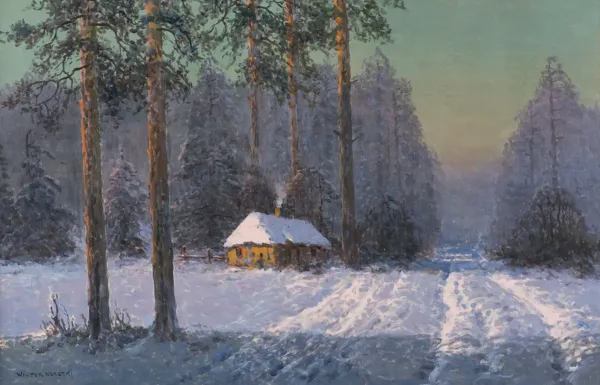 Wiktor Korecki, CHATA W ZIMOWYM PEJZAŻU