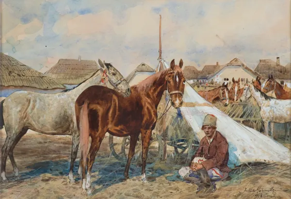 Juliusz Holzmüller, NA KOŃSKIM TARGU, 1918