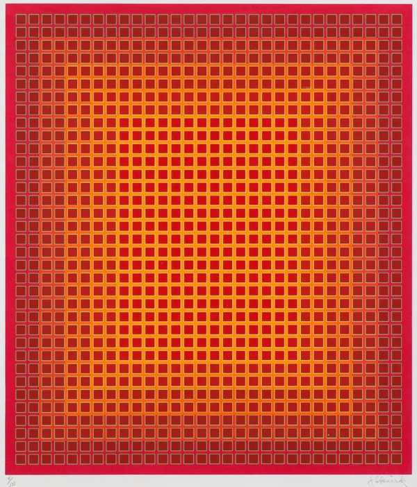 Julian Stańczak, Trespass, 1980