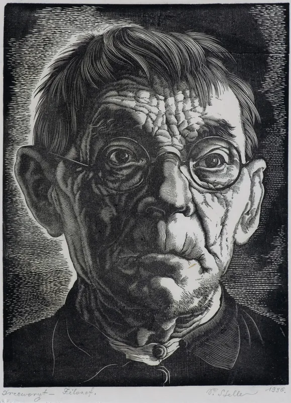 Paweł  Steller, Filozof z Teki „Typy Polskie”, 1936