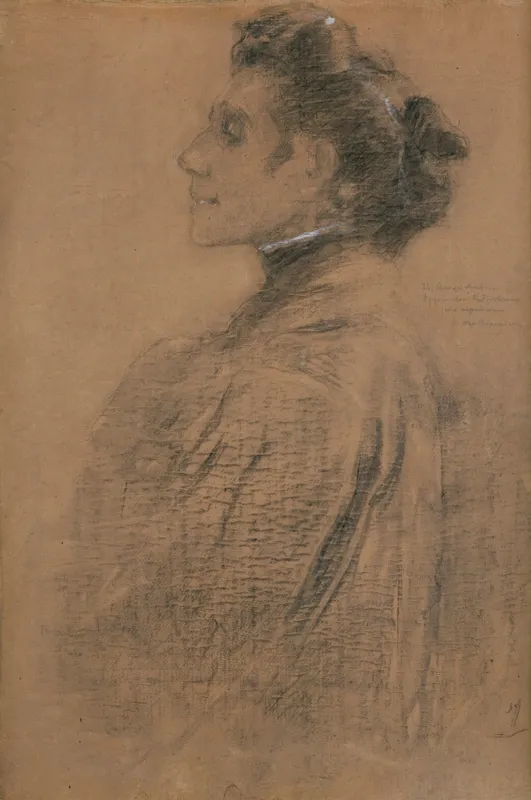 Olga Boznańska, AUTOPORTRET, ok. 1912