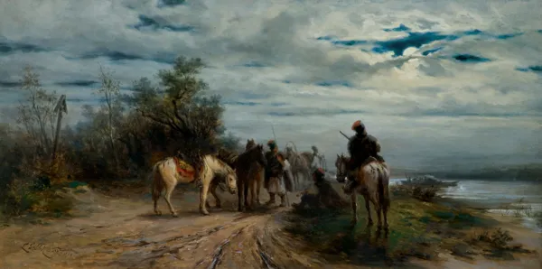 Ludwik Gędłek, NOCNY ZWIAD, 1889