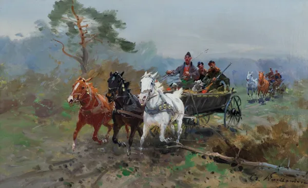 Czesław (I. Zygmuntowicz) Wasilewski, WYJAZD NA POLOWANIE