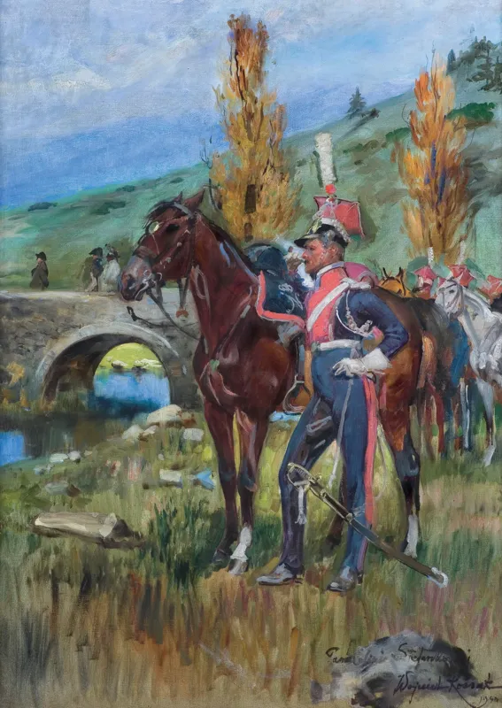 Wojciech Kossak, SZWOLEŻER GWARDII POLSKIEJ POD SOMOSIERRĄ, 1940